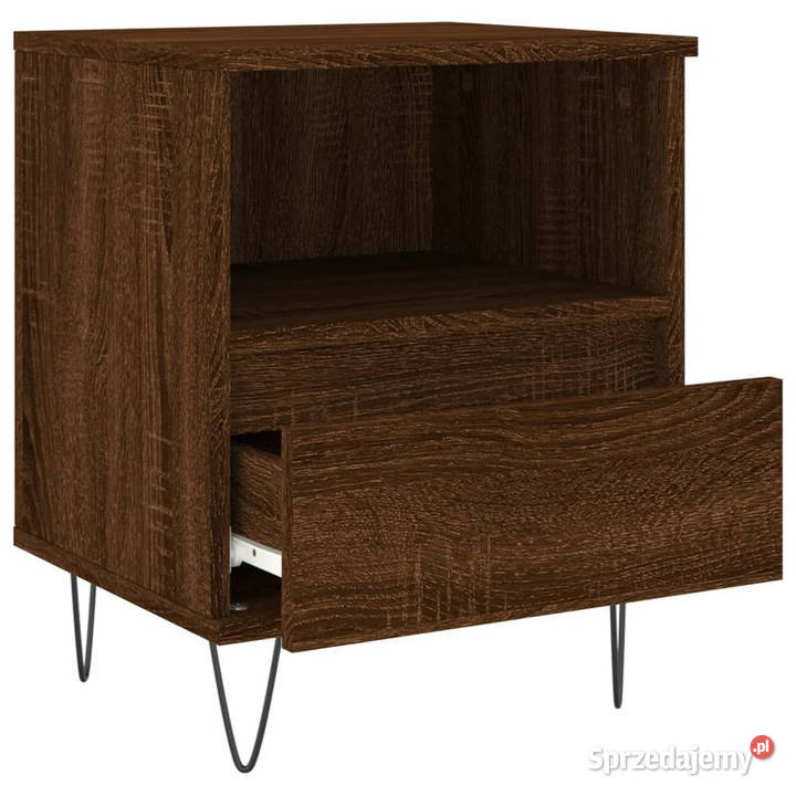 Szafka nocna brązowy dąb 40x35x50 materiał Warszawa