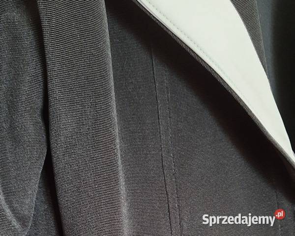 Żakiet czarny z jednostronną wstawką białą sprzedam