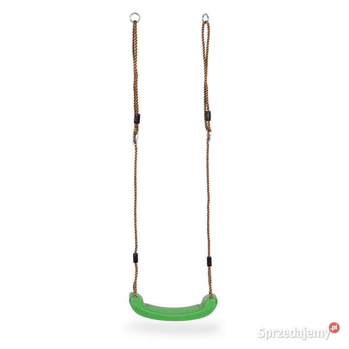 Wisząca ogrodowa huśtawka dzieci ławeczka deska zielony Poznań sprzedam