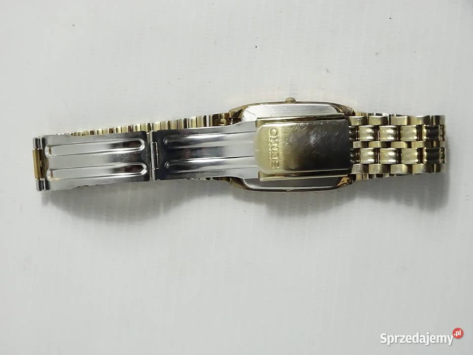 Zegarek SEIKO Quartz Vintage Złoty Tank 7N335A00