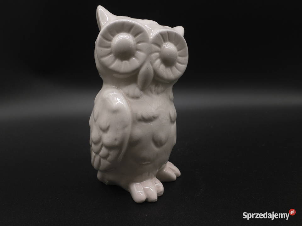 Ceramiczna figurka sowa wielkopolskie Raszków