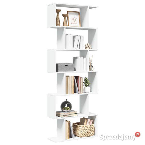 vidaXL Regał przegroda 6 poziomów białySKU858084 Meble Warszawa