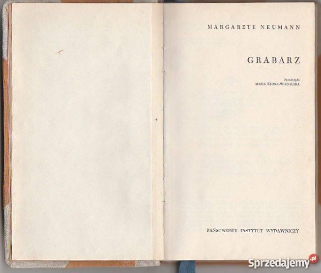 7432 GRABARZ MARGARETE NEUMANN Czyrna sprzedam