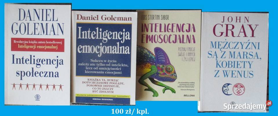 psychologia inteligencja relacje Goleman Gray psychologia, socjologia Książki naukowe i popularnonaukowe