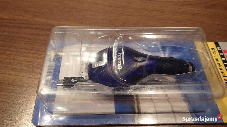 Ładowarka samochodowa marki HAMA 1224V 1A MICRO Sosnowiec