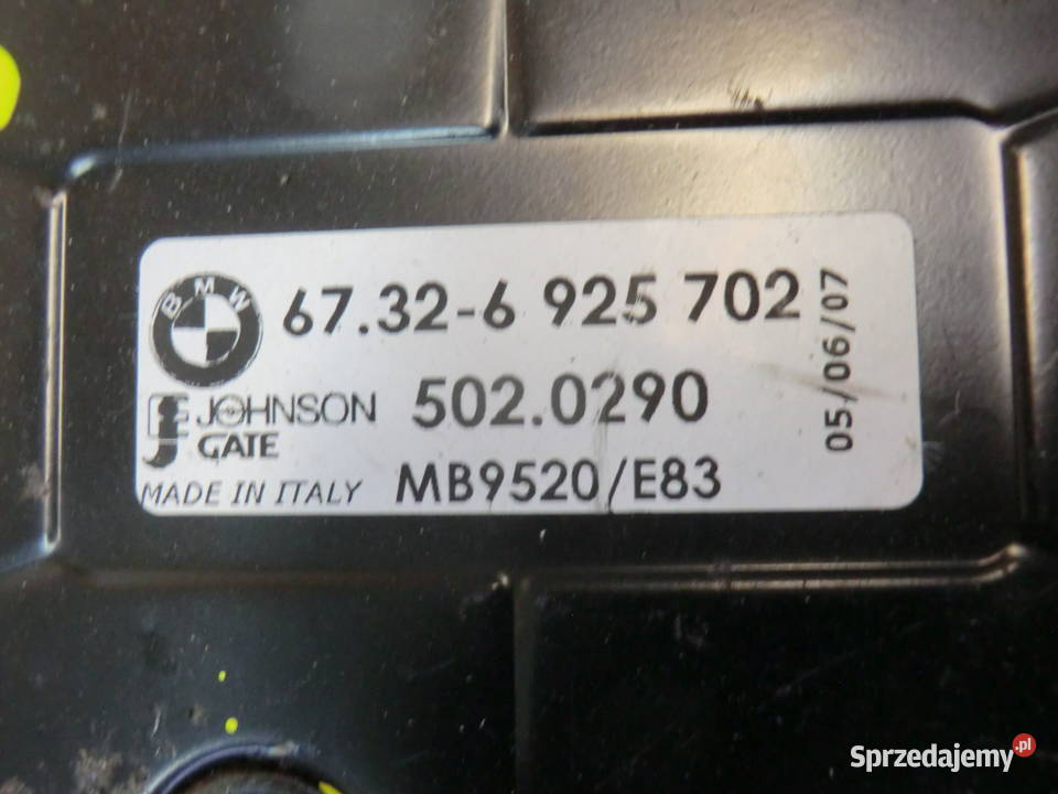 BMW X3 E83 N47 WENTYLATOR CHŁODNICY mb9520e83 osobowe Krzeszowice