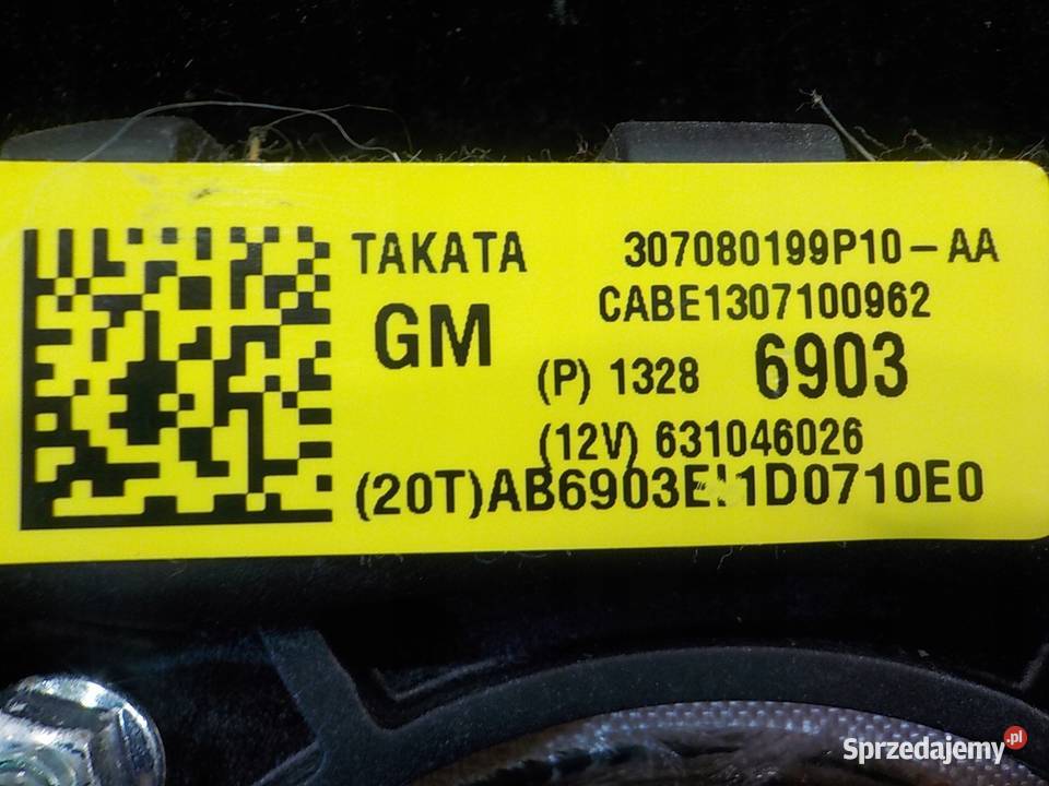 CHEVROLET ORLANDO 18 B 13r 5D AIRBAG poduszka Suków