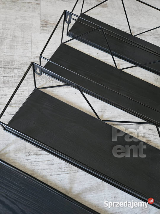 Zestaw półki ścienne 5 sztuk dekoracja ozdoba Śrem