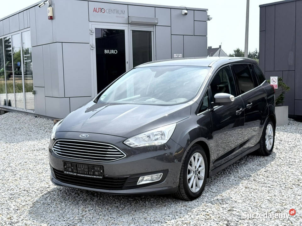 Ford Grand C EcoBoost 10 125 2017 navi marża 7os podgrzewane fotele Wrocław sprzedam