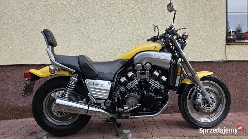 Yamaha v maxx v boost 1200 klasyk motocykl zolty