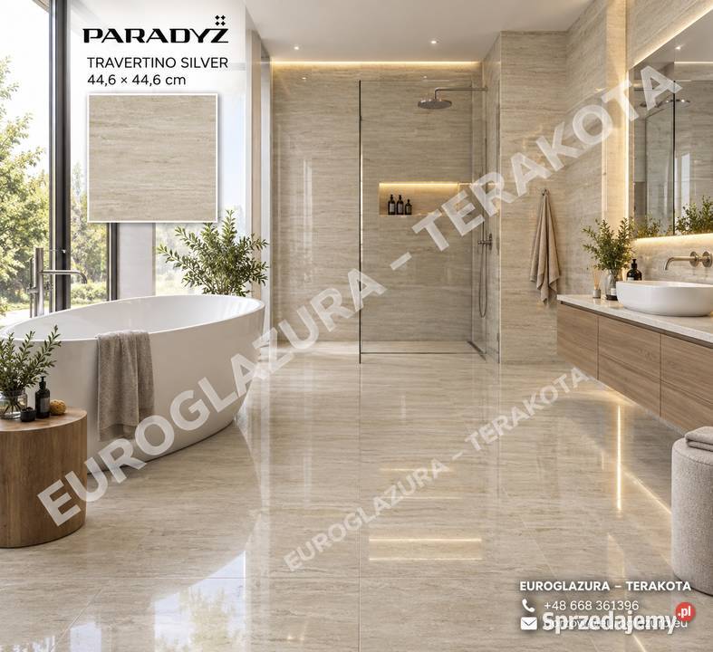 gres 446446 travertino silver poler gat1 Paradyż Gorzów Wielkopolski