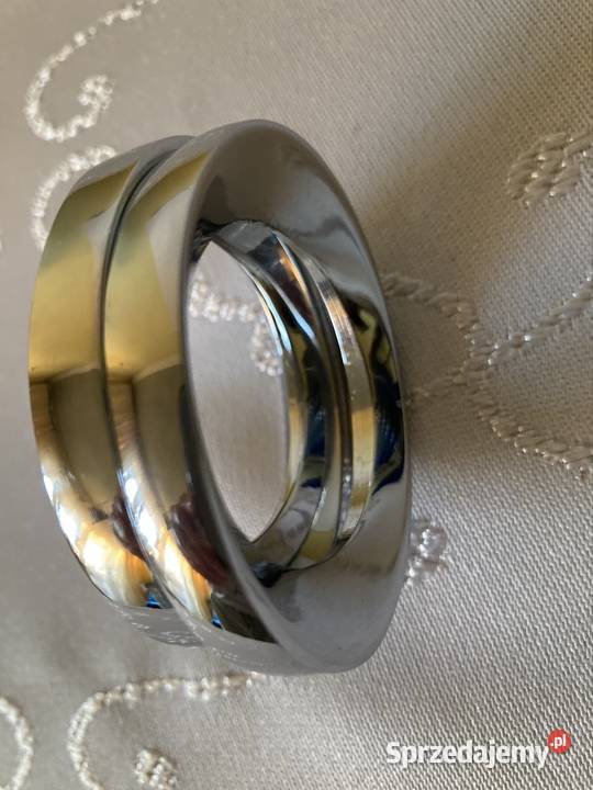 Serwetniki Chromowane Eleganckie 2 Obrączki Czerwionka-Leszczyny