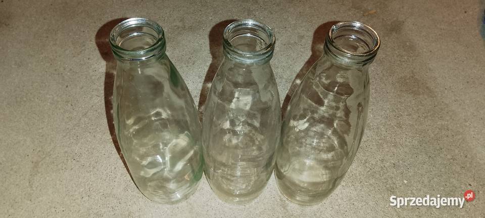 Stare butelki mleku Pozostałe podlaskie Augustów
