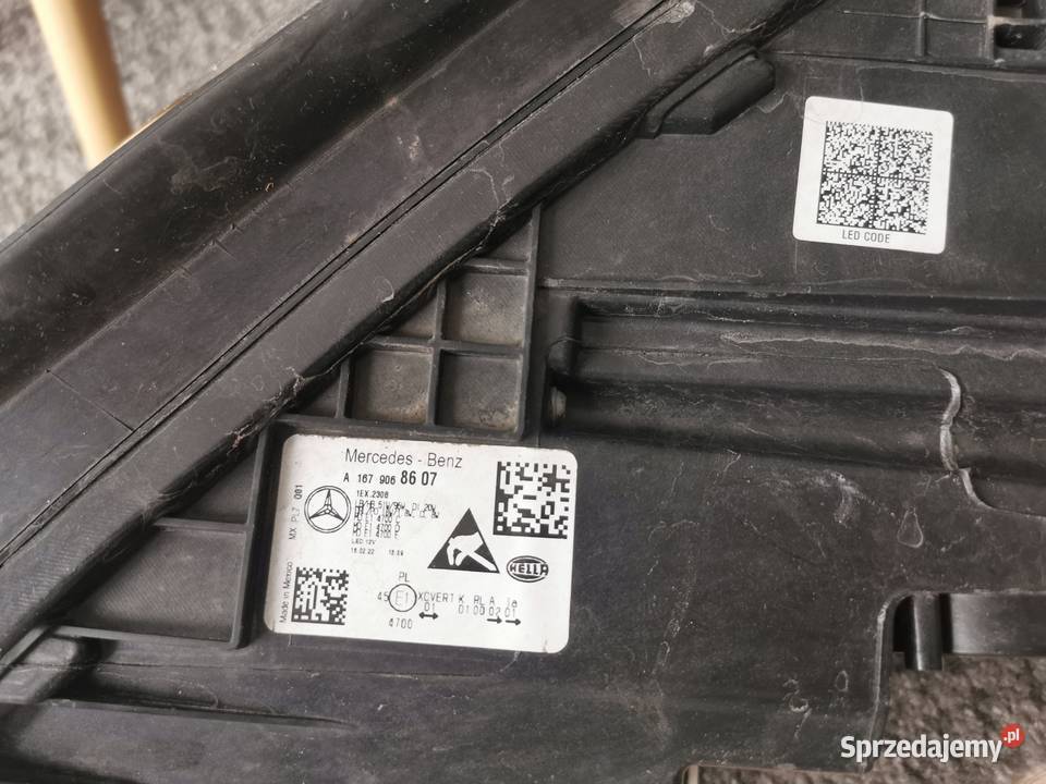 MERCEDES GLE A1679068607 MULTIBEAM PRAWA LAMPA Pielgrzymka