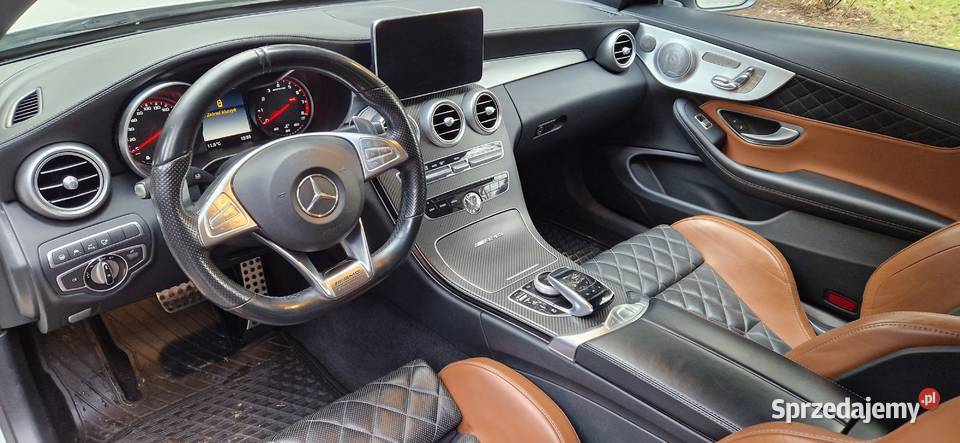mercedes c 63 AMG cabrio nieuszkodzony Warszawa
