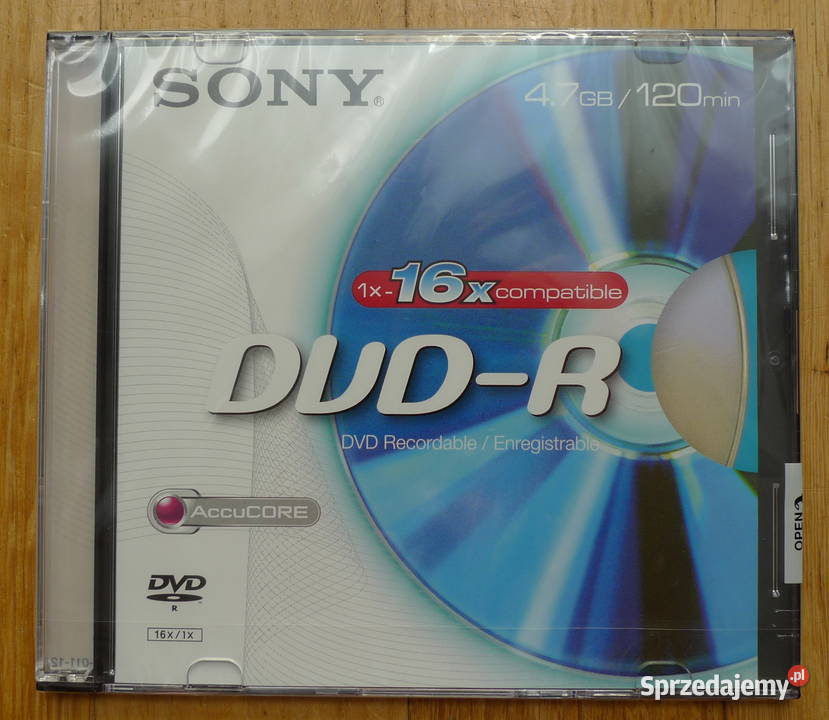 SONY slim DVDR 47GB x16 DMR47BSL 30 sztuk nowe Białystok