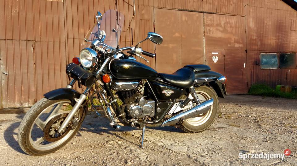 Daelim VT125 chopper szyba gmole piórnik 12KM Daelim Otwock