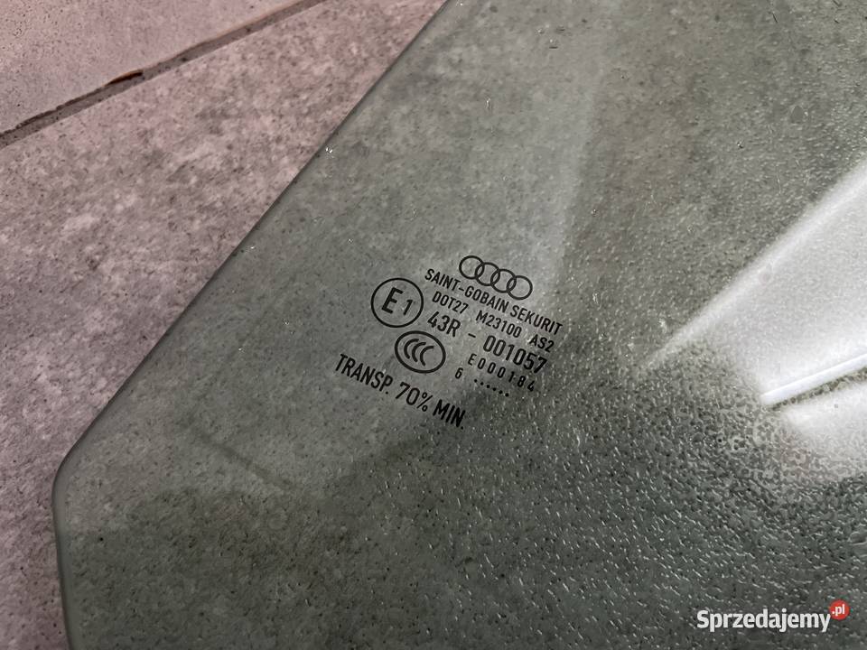 Szyba boczna lewa tył Audi A3 8V 16 Sportback Karoseria Tarnowskie Góry