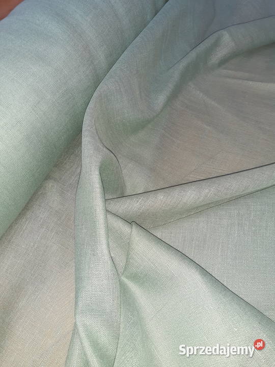 Tkanina len 58 bawełna 42 80gm2 szer 160 Mińsk Mazowiecki