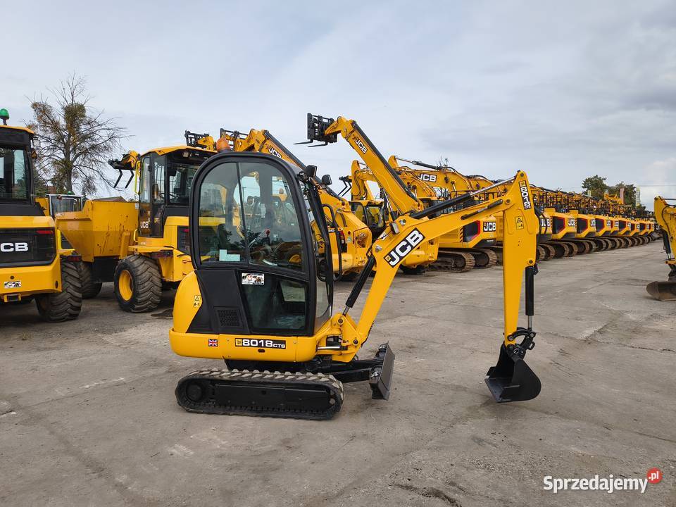 MINIKOPARKA GASIENICOWA 18 TONY JCB 8018 CAT pełny VAT Krotoszyn sprzedam