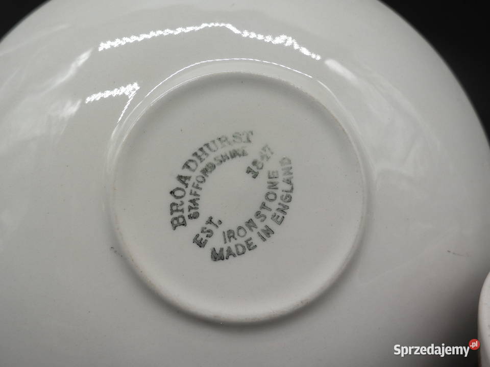 Filiżanka ze spodkiem J Broadhurst Sons w Raszków sprzedam