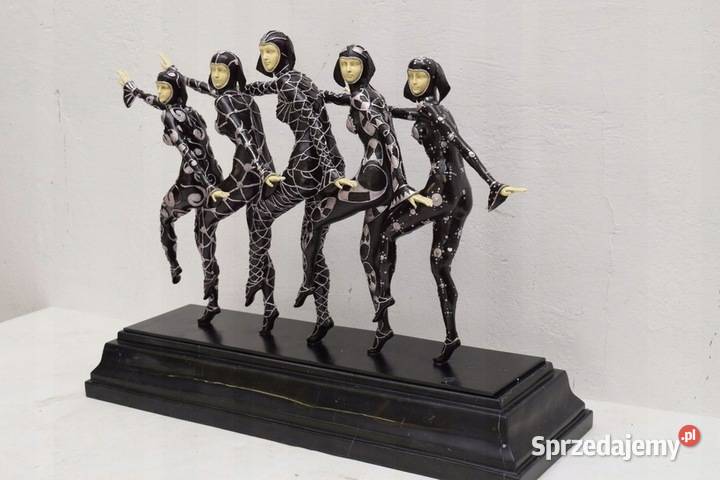 Styl Demetre Chiparus TANCERKI THE GIRLS Figura Rzeźby i figury Kraków
