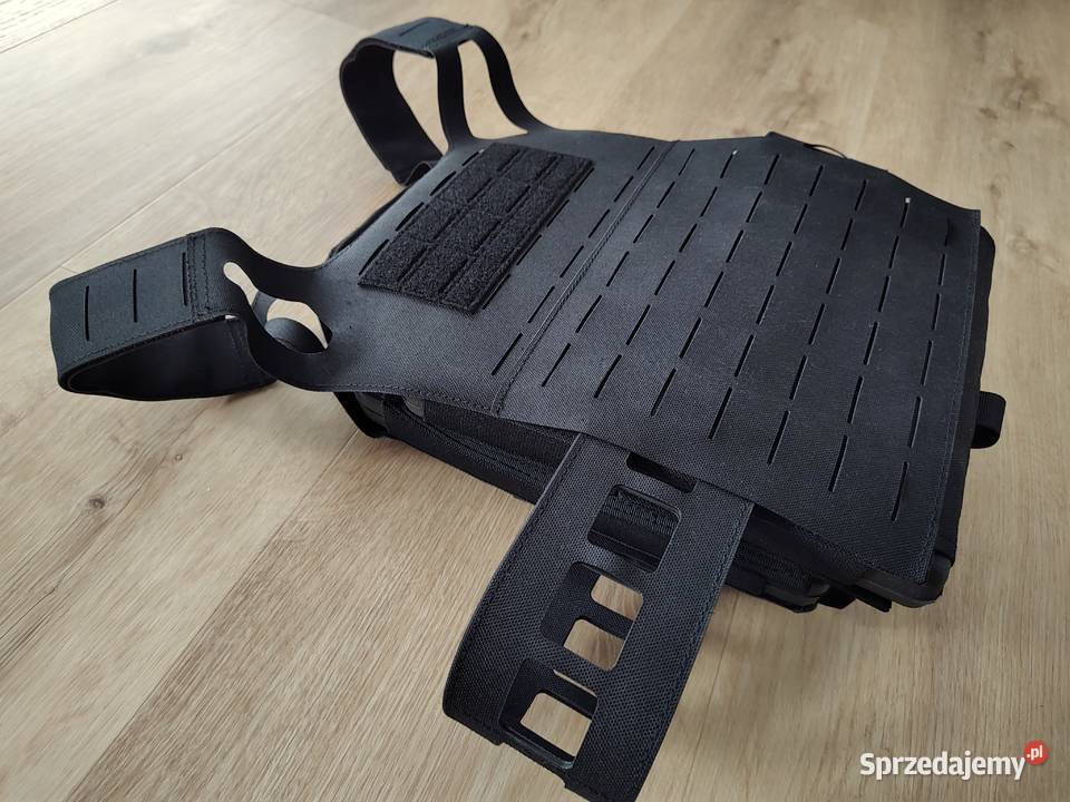 Kamizelka taktyczna do ASG plate carrier czarna Sporty strzeleckie i myślistwo śląskie Gliwice