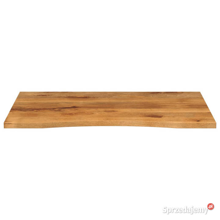 Blat biurka z wycięciem 110x80x25 surowe drewno mazowieckie