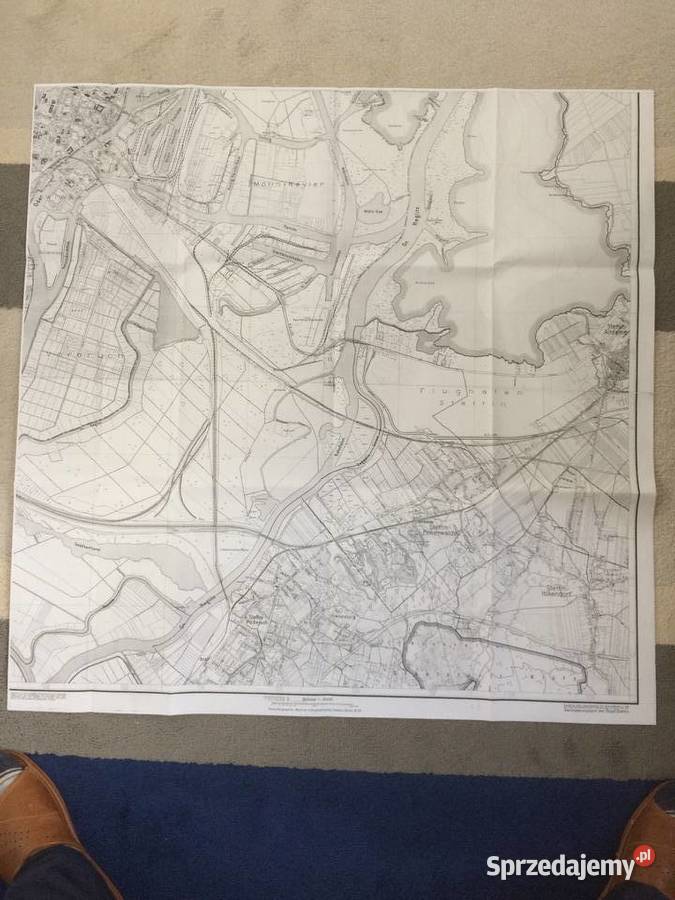437 Kopia Niemieckiej Mapy Szczecin Zdroje