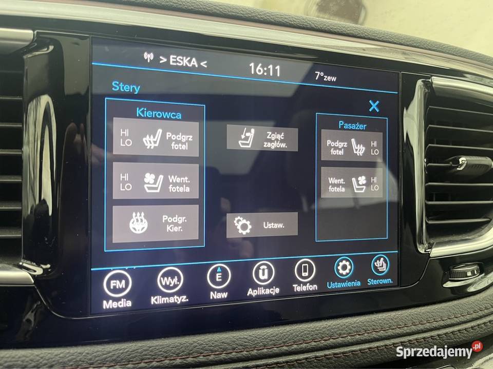 CHRYSLER PACIFICA USA dostosowanie Radio Navi małopolskie