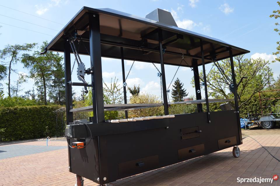 Gastronomiczny grill cateringowy gazowy węglowy Damasławek