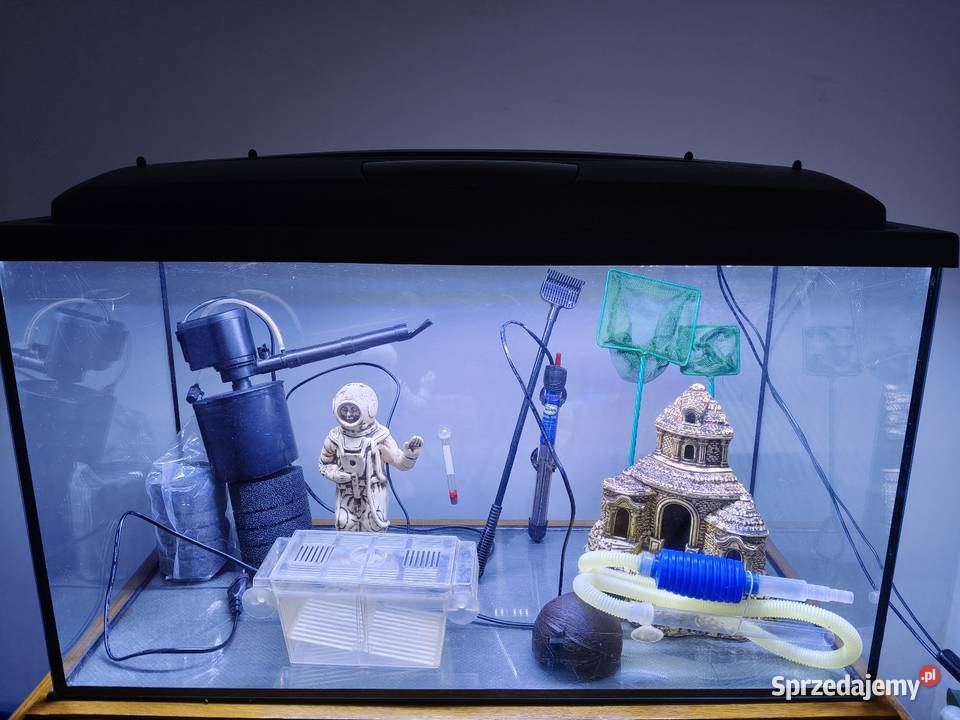 Akwarium 125 litrów z pełnym wyposażeniem