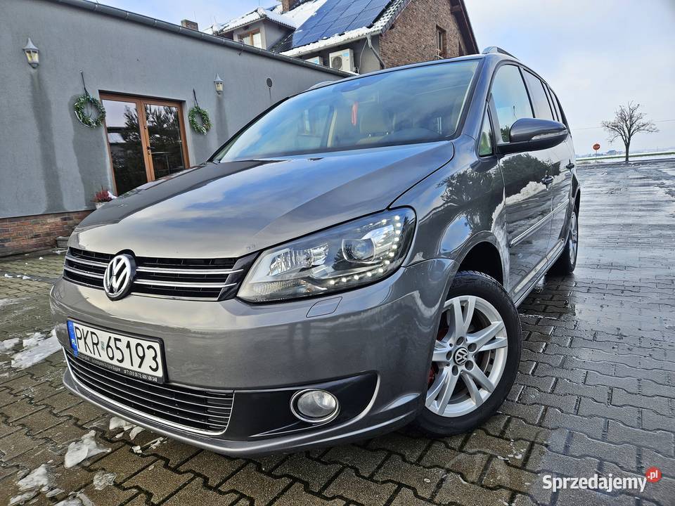 Vw touran 170 xenon led panoramadach dsg radio Koźmin Wielkopolski