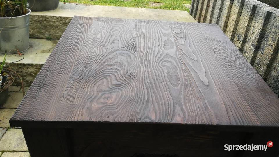 Skrzynia rustykalna skrzynia postarzana stolik Radków sprzedam