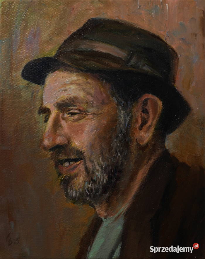 Obraz olejny Wiesław Wszywka Portret 2430 Malarstwo Strzyżów sprzedam