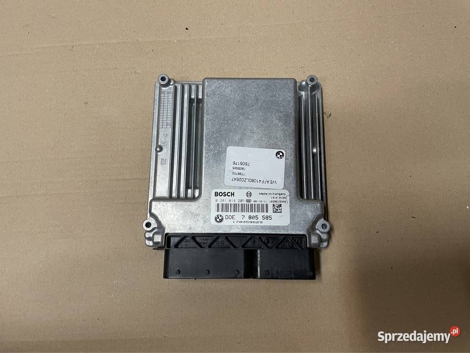 DDE 7805585 sterownik silnika skóra bmw x5 e70 Rok produkcji 2008 sprzedam