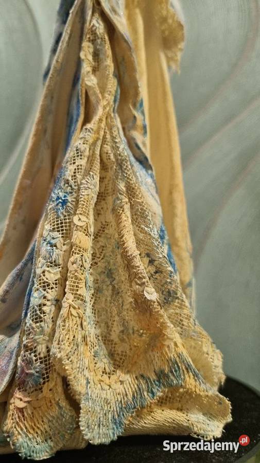 Anioł rękodzieło z ręcznie malowanym wzorem Zamość