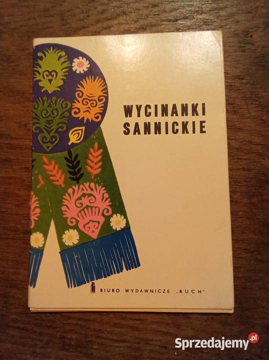 Wycinanki sannickie pocztówki mazowieckie Warszawa