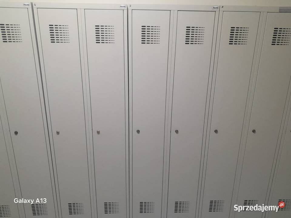 Szafki pracownicze ubraniowe BHP łódzkie Piotrków Trybunalski sprzedam