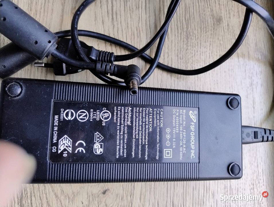 Zasilacz do Laptopa 19V632A kujawsko-pomorskie Bydgoszcz