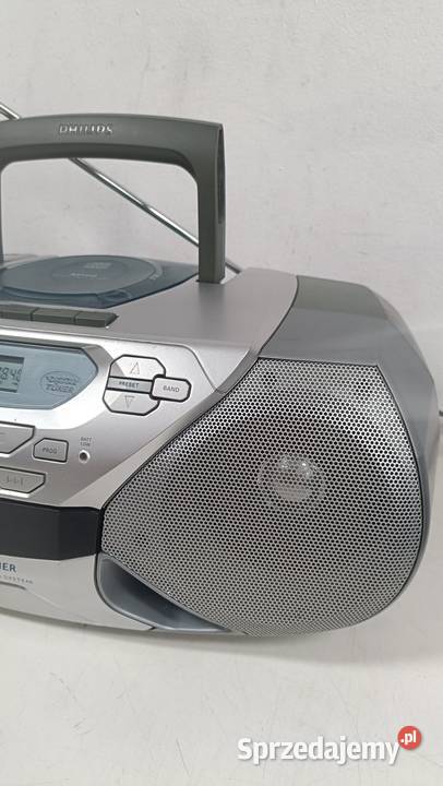 PHILIPS AZ1040 Radioodtwarzacz kasetowy z CD Poznań