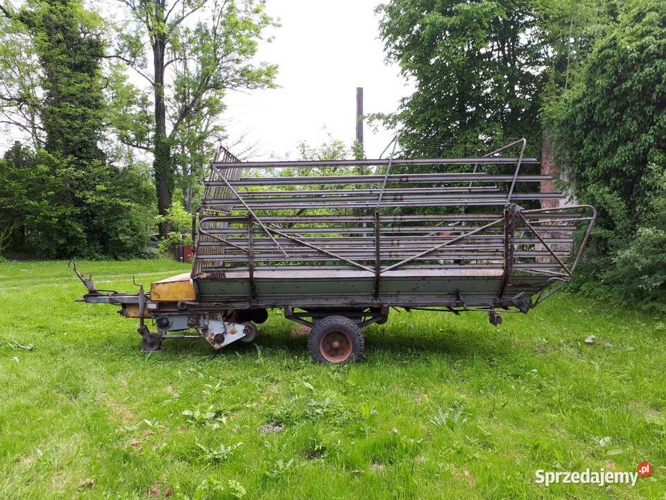 SPRZEDAM PRZYCZEPĘ SAMOZBIERAJACĄ ZBIERACZ Przyczepy rolnicze