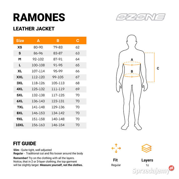 Motocyklowa kurtka skórzana Ozone RAMINES sklep Lubartów