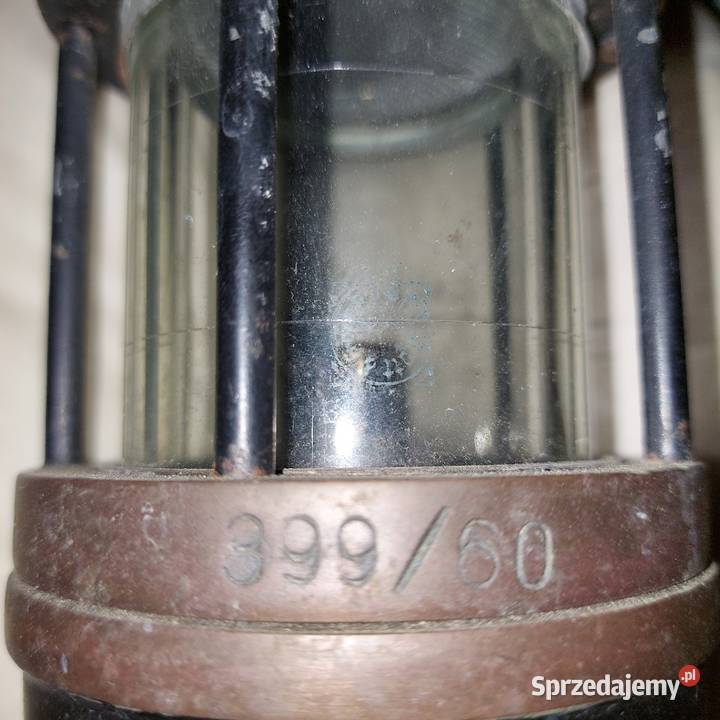 Stara lampa górnicza Oryginał śląskie Tychy