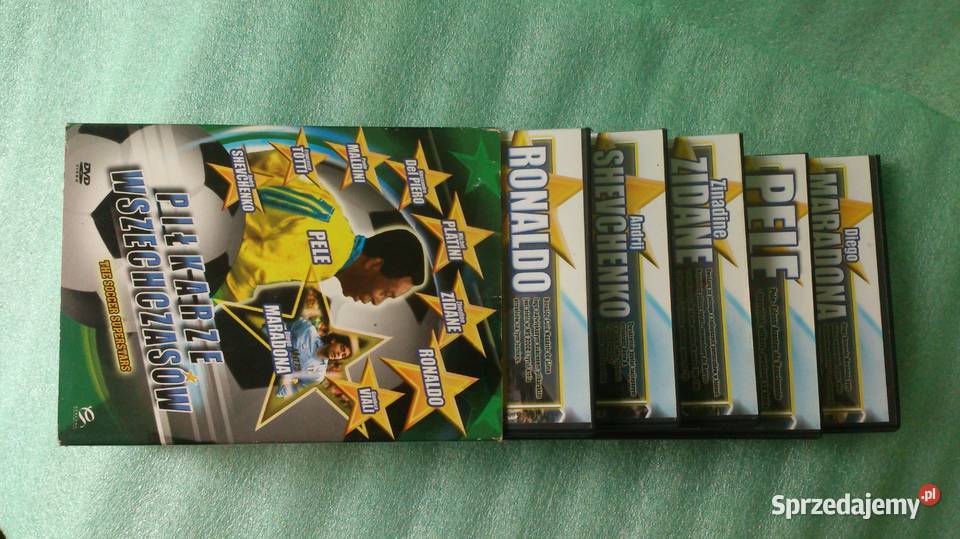Piłkarze Wszechczasów Box 5 DVD Zielona Góra