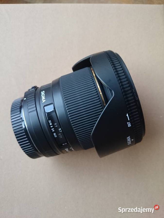 Obiektyw Sigma 20 mmF18 EF Canon Filtr UV dolnośląskie Wrocław
