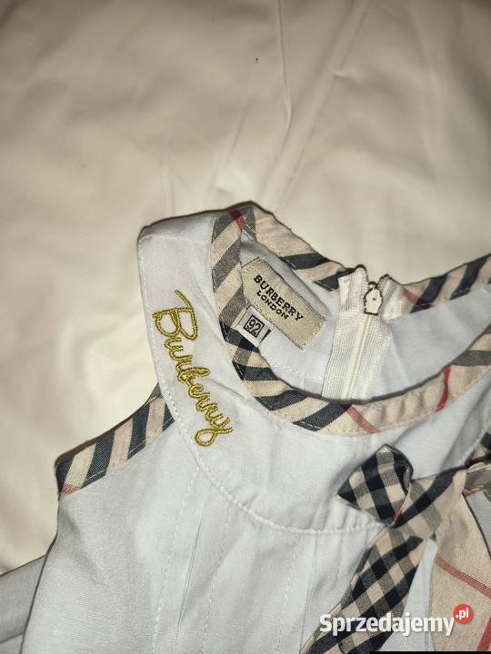 Sukienka dziewczęca burberry