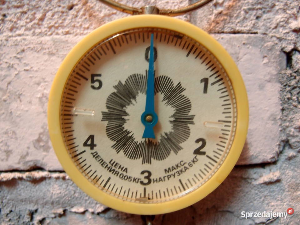 Sprężynowa waga z lat PRLu polska 020 i łódzkie Łódź sprzedam