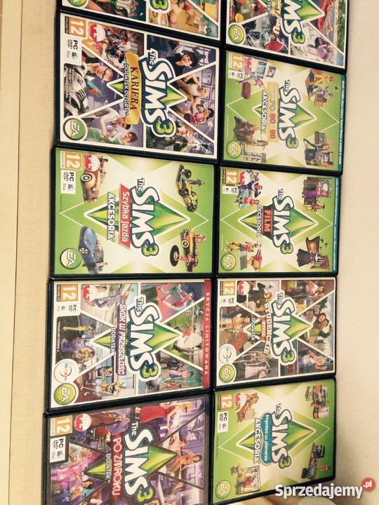 The Sims 3 cala kolekcja i the Sims 4 podstawa Poznań