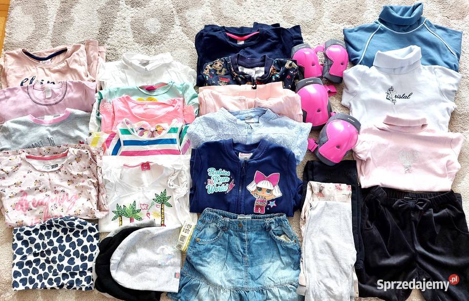 ubranka dziewczynki 110 116122128134 zestaw świętokrzyskie